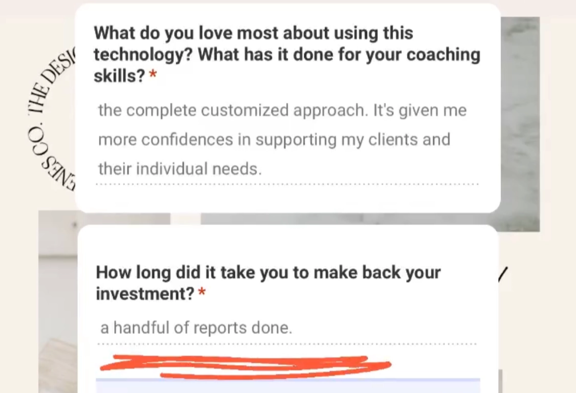 Gene Pool coach testimonial 1