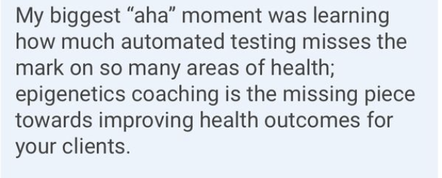 Gene Pool coach testimonial 14